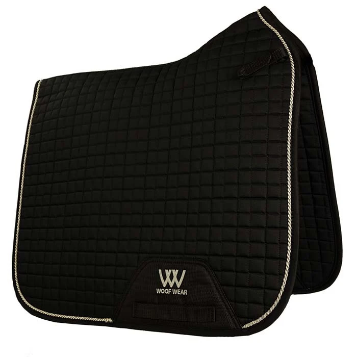 Woof Wear Dressage Saddle Cloth (Black) 1 Woof Wear Dressage Saddle Cloth (Black)