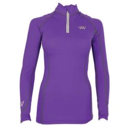 Woof Wear Ladies Performance Riding Shirt (Ultra Violet)