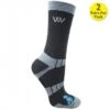 Woof Wear Bamboo Waffle Short Riding Sock (Black)