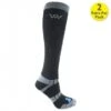 Woof Wear Bamboo Waffle Long Riding Sock (Black)
