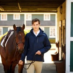 Ariat Men's Coastal Waterproof Jacket (Navy) -Professional Equestrian Shop 10804c