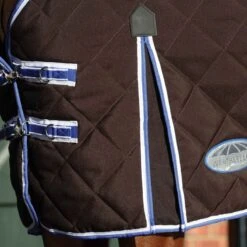 Weatherbeeta ComfiTec Diamond Stable Rug Detach Neck 350g Heavy (Charcoal) -Professional Equestrian Shop 11423d