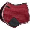 Weatherbeeta Prime Bling Jump Shaped Saddle Pad (Maroon)