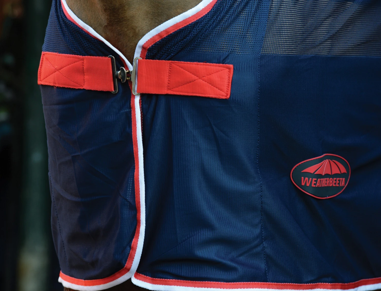 Weatherbeeta Scrim Cooler Standard Neck (Navy/Red/White) 3 Weatherbeeta Scrim Cooler Standard Neck (Navy/Red/White) - Image 3