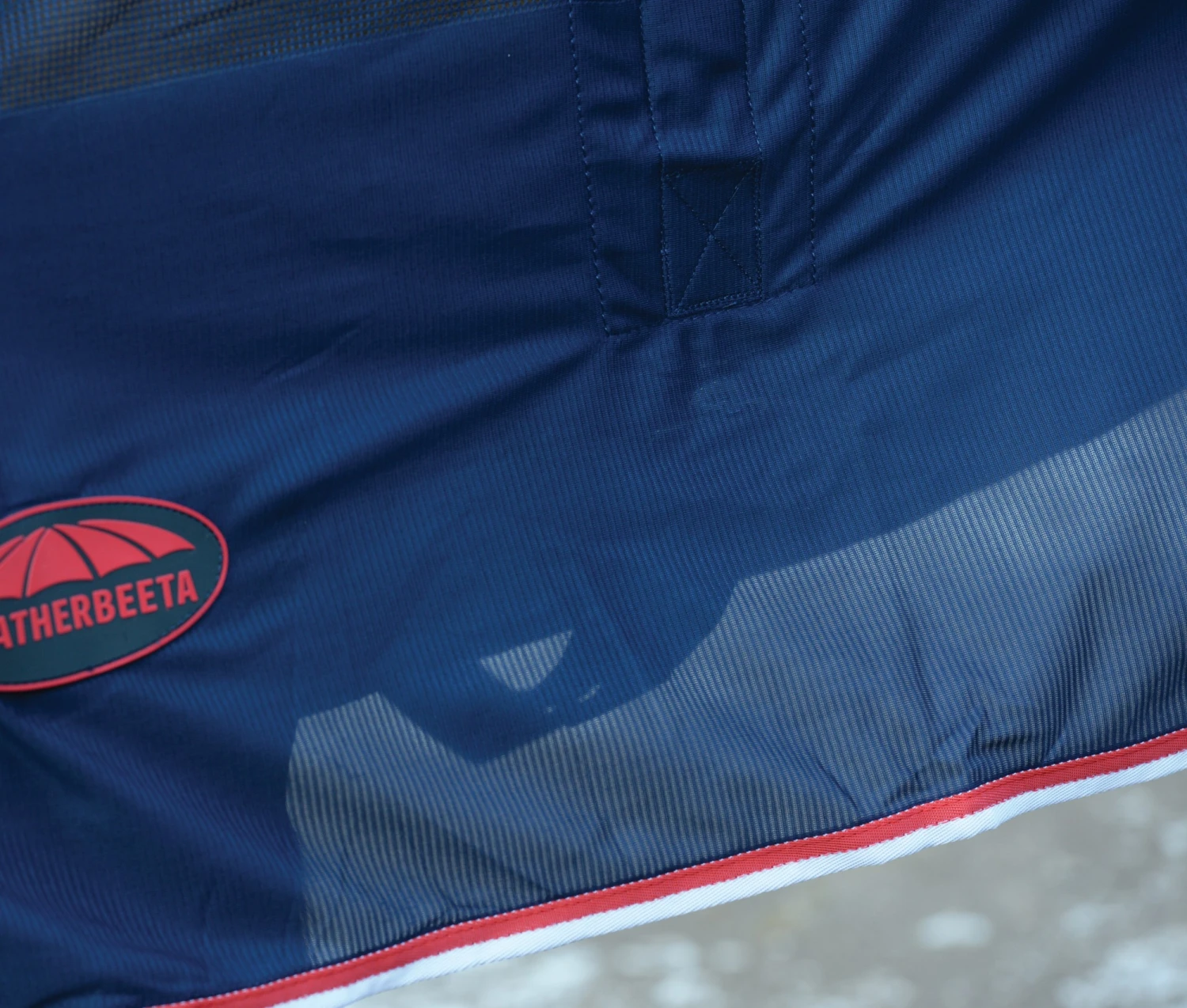 Weatherbeeta Scrim Cooler Standard Neck (Navy/Red/White) 4 Weatherbeeta Scrim Cooler Standard Neck (Navy/Red/White) - Image 4