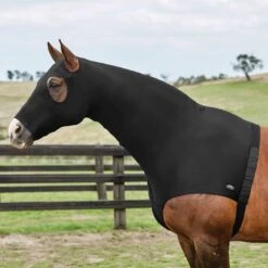 Weatherbeeta Stretch Hood With Zip (Black)