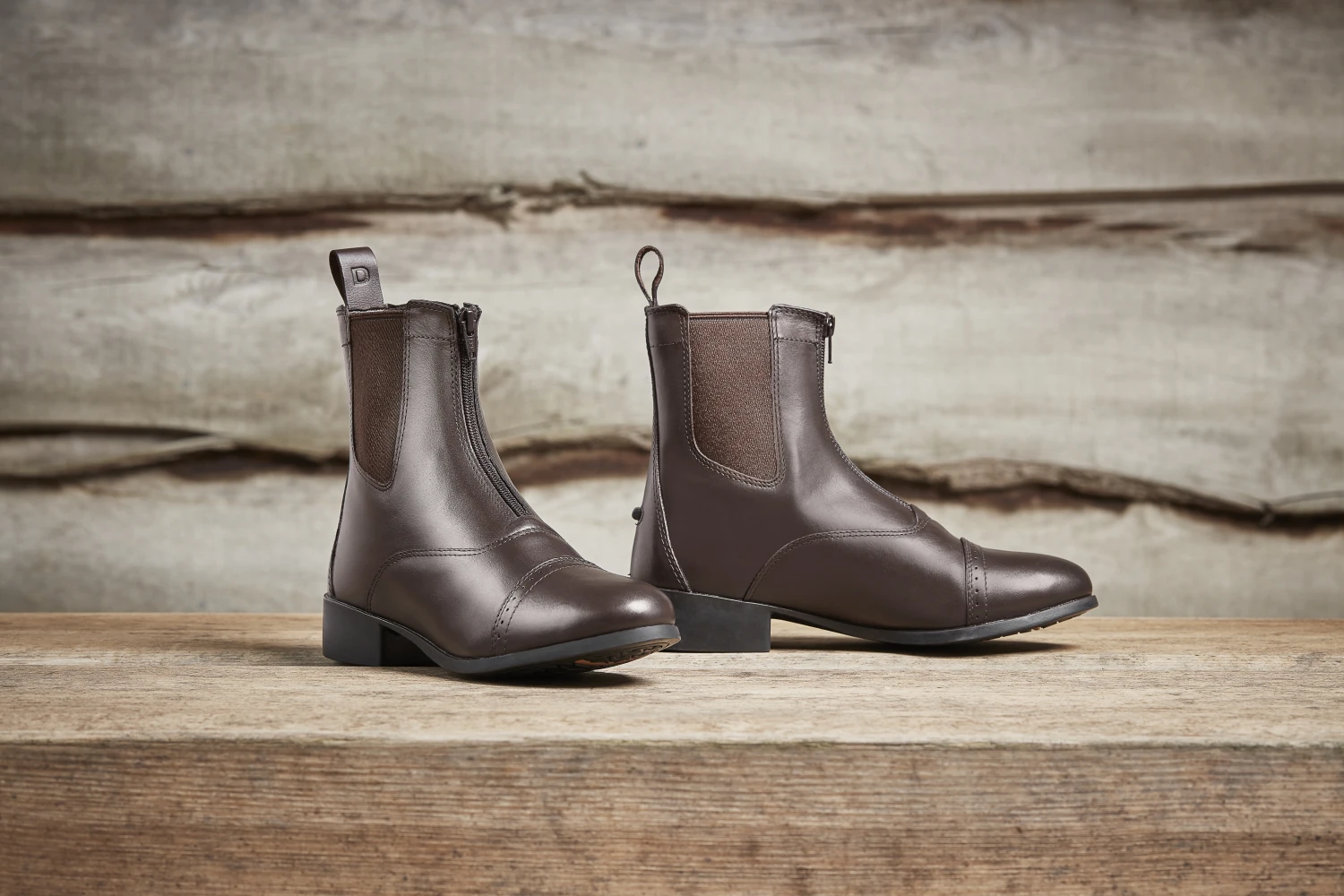 Dublin Adult's Elevation Zip Paddock Boots II (Brown) 2 Dublin Adult's Elevation Zip Paddock Boots II (Brown) - Image 2