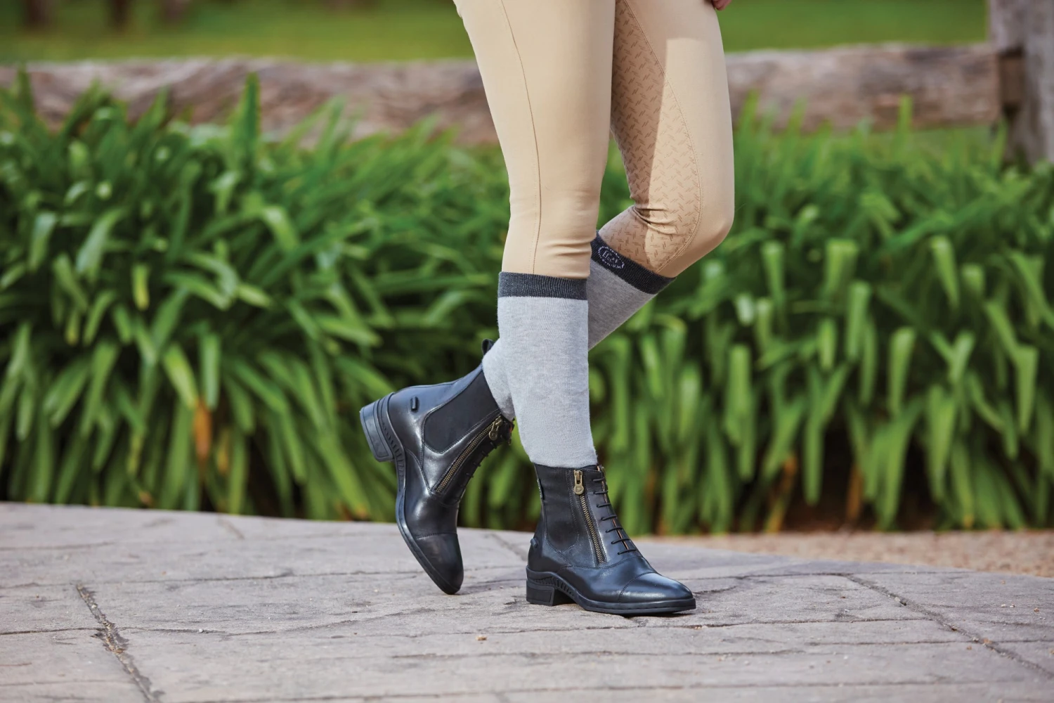 Dublin Adult's Paramount Side Zip Paddock Boots (Black) 2 Dublin Adult's Paramount Side Zip Paddock Boots (Black) - Image 2