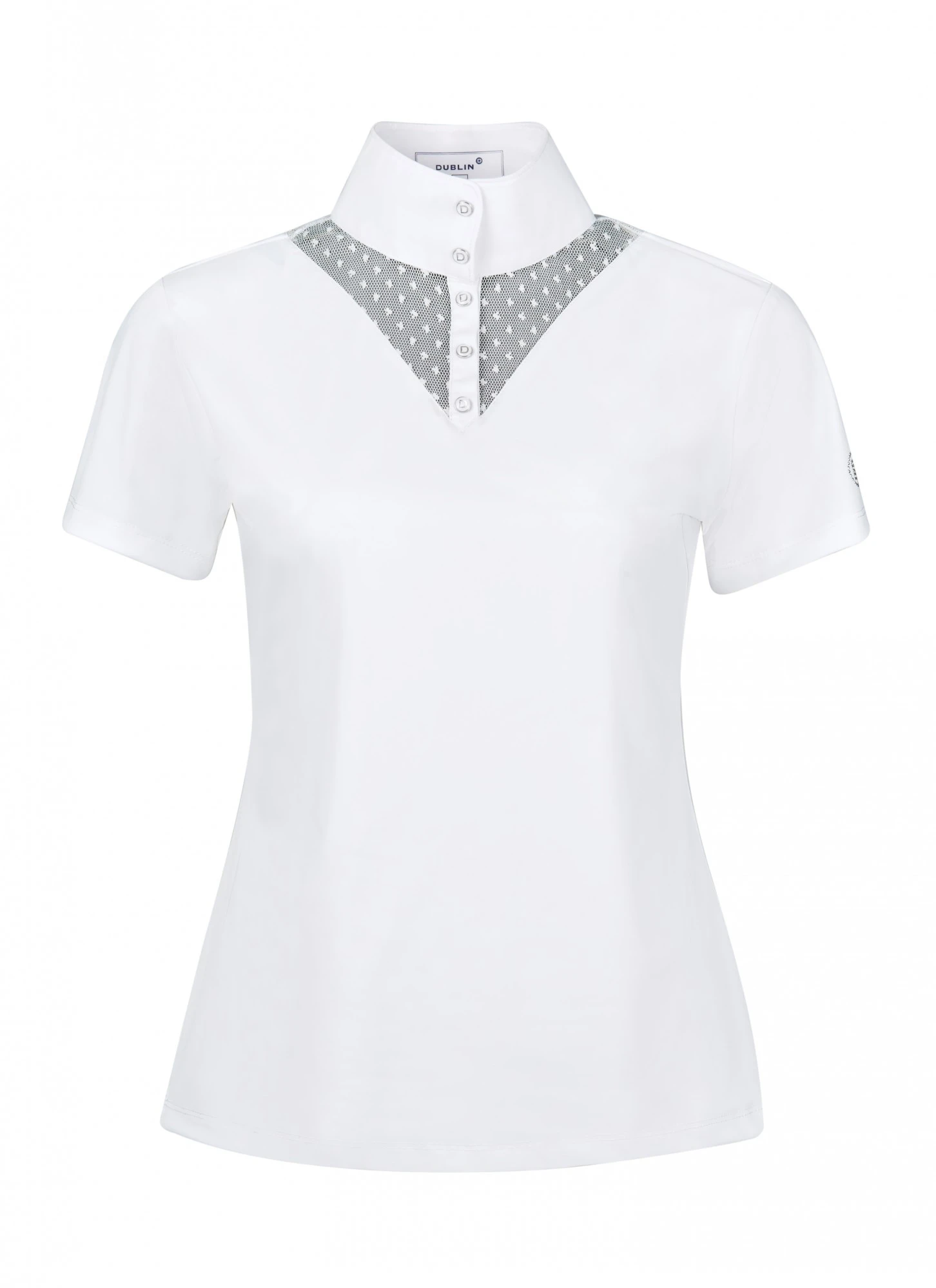 Dublin Ladies Tara Competition Lace Shirt (White) 1 Dublin Ladies Tara Competition Lace Shirt (White)