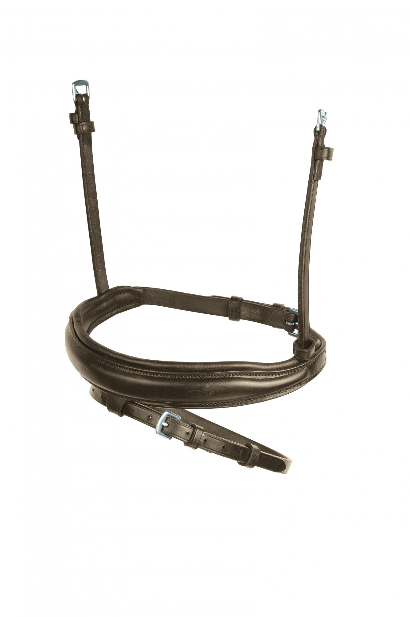 Collegiate Mono Crown Flash Noseband (Brown) 1 Collegiate Mono Crown Flash Noseband (Brown)