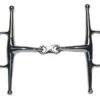 JP Korsteel Stainless Steel French Link Full Cheek Snaffle Bit