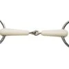 Korsteel Flexi Jointed 2 Ring Dutch Gag Bit (Ivory)