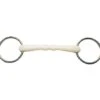 Korsteel Flexi Loose Ring Mullen Mouth Snaffle Bit (Ivory)