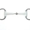 Korsteel Flexi Mouth Jointed Eggbutt Snaffle Bit (Ivory)