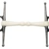 Korsteel Flexi Mullen Mouth Full Cheek Snaffle Bit (Ivory)