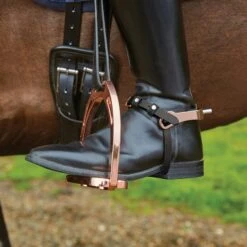 Korsteel Ladies Aluminium Interchangeable Spurs (Rose Gold) -Professional Equestrian Shop 12825d