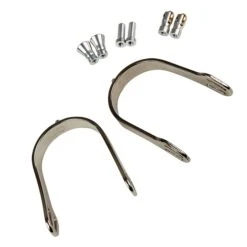 Korsteel Ladies Aluminium Interchangeable Spurs (Silver) -Professional Equestrian Shop 12826b