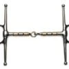 Korsteel Stainless Steel Copper And Steel Rollers Full Cheek Snaffle Bit