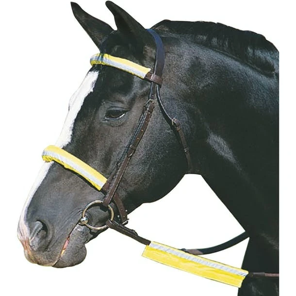 Roma Reflective Bridle Kit (Yellow) 1 Roma Reflective Bridle Kit (Yellow)