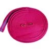 Kincade Two Tone Padded Lunging Rein (Hot Pink/Purple)