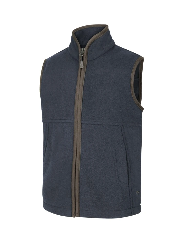 Hoggs Of Fife Junior Woodhall Fleece Gilet (Navy) 1 Hoggs Of Fife Junior Woodhall Fleece Gilet (Navy)