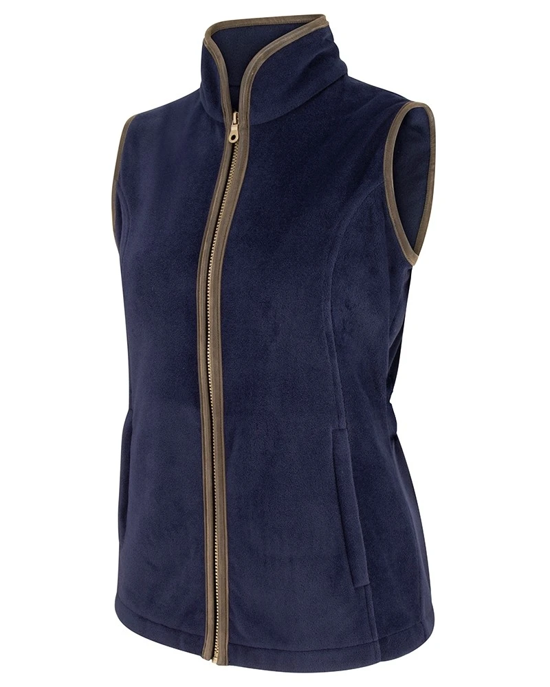 Hoggs Of Fife Ladies Stenton Fleece Gilet(Navy) 1 Hoggs Of Fife Ladies Stenton Fleece Gilet(Navy)
