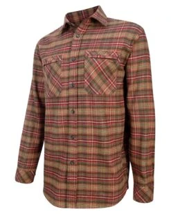 Hoggs Of Fife Men's Countrysport Luxury Hunting Shirt (Rust Check)