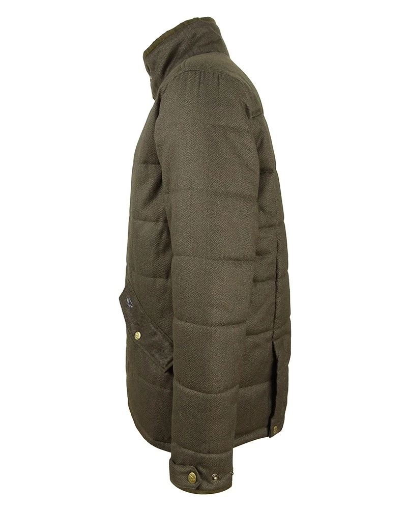 Hoggs Of Fife Men's Elgin Quilted Jacket (Green) 3 Hoggs Of Fife Men's Elgin Quilted Jacket (Green) - Image 3