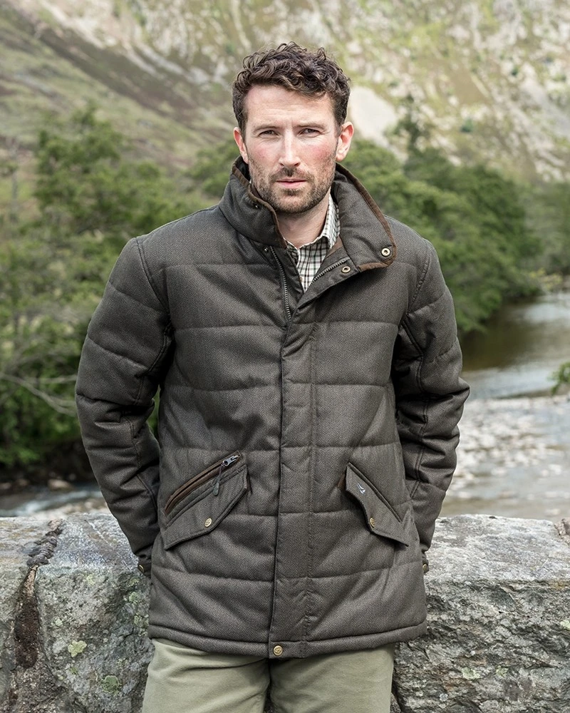 Hoggs Of Fife Men's Elgin Quilted Jacket (Green) 4 Hoggs Of Fife Men's Elgin Quilted Jacket (Green) - Image 4