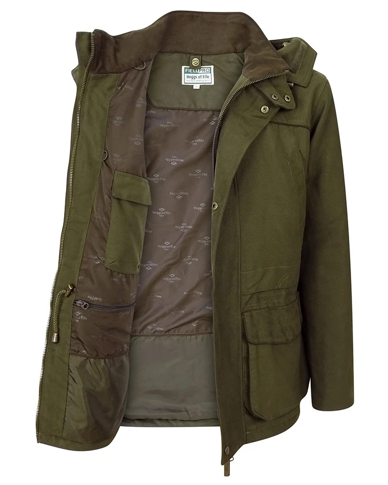 Hoggs Of Fife Men's Kincraig Waterproof Field Jacket (Olive Green) 5 Hoggs Of Fife Men's Kincraig Waterproof Field Jacket (Olive Green) - Image 5