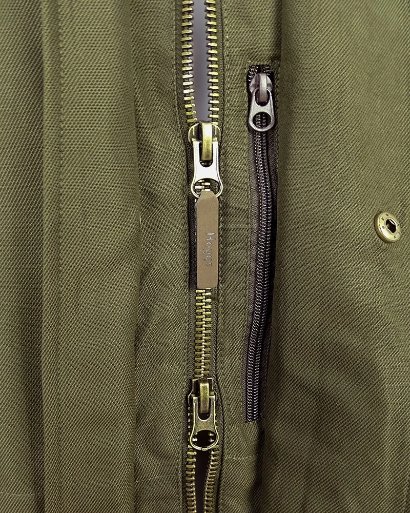 Hoggs Of Fife Men's Kincraig Waterproof Field Jacket (Olive Green) 6 Hoggs Of Fife Men's Kincraig Waterproof Field Jacket (Olive Green) - Image 6