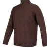Hoggs Of Fife Men's Lothian 1/4 Zip Neck Pullover (Redwood)