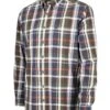 Hoggs Of Fife Men's Luthrie Long Sleeve Plaid Shirt (Navy Check)