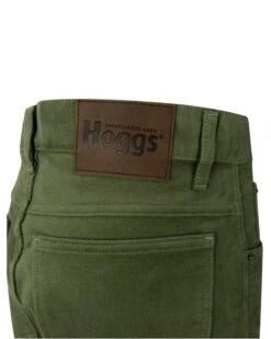Hoggs Of Fife Men's Moleskin Jeans (Dark Olive) -Professional Equestrian Shop 16209b
