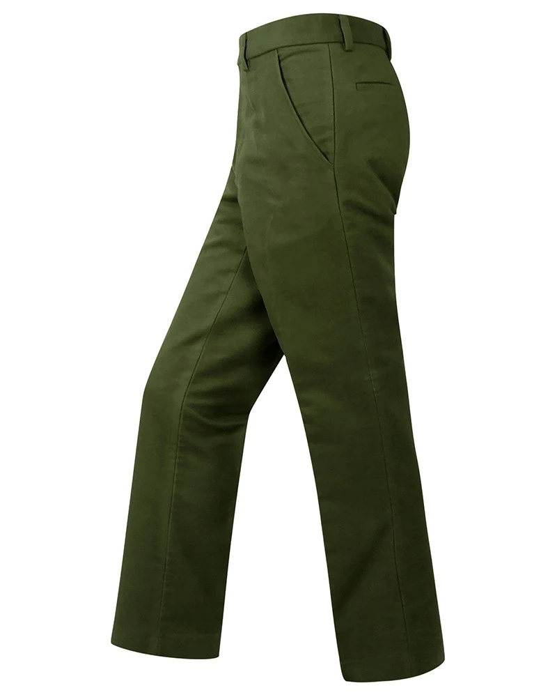 Hoggs Of Fife Men's Monarch Moleskin Trousers (Dark Olive) 1 Hoggs Of Fife Men's Monarch Moleskin Trousers (Dark Olive)