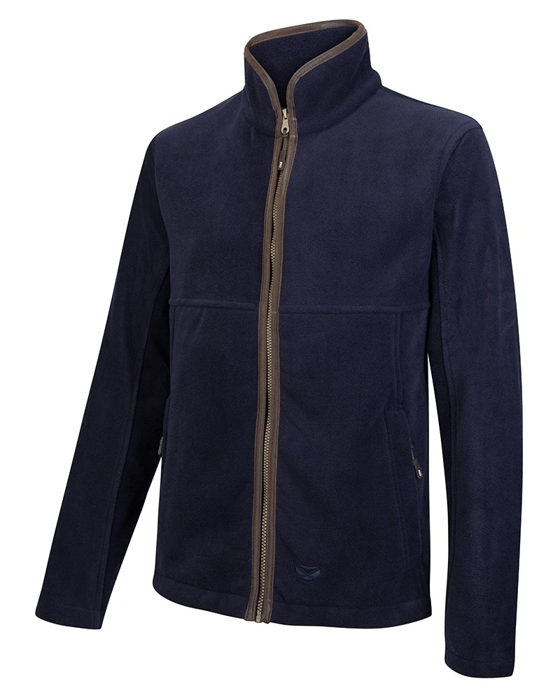 Hoggs Of Fife Men's Stenton Technical Fleece Jacket (Midnight Navy) 1 Hoggs Of Fife Men's Stenton Technical Fleece Jacket (Midnight Navy)