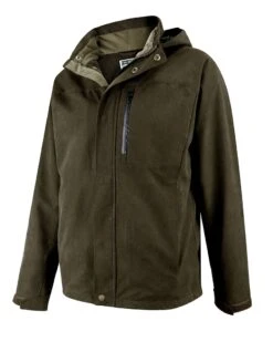 Hoggs Of Fife Men's Struther Zip Through Jacket (Dark Green)