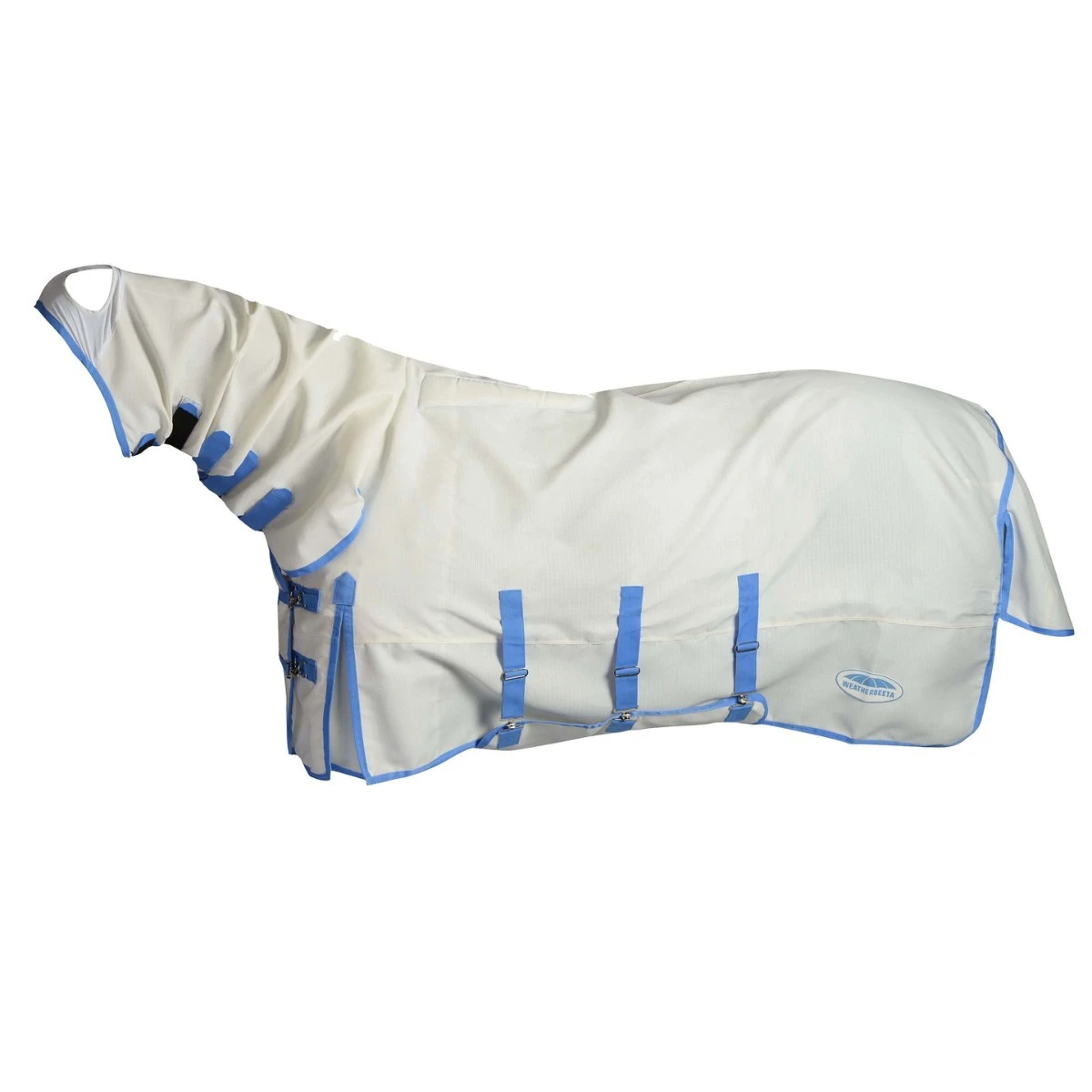 Weatherbeeta Sweet Itch Shield Combo Neck (White/Blue) 10 Weatherbeeta Sweet Itch Shield Combo Neck (White/Blue) - Image 10