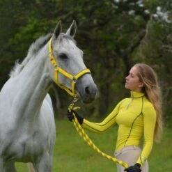 Woof Wear Ladies Performance Riding Shirt (Sunshine Yellow) 8 Woof Wear Ladies Performance Riding Shirt (Sunshine Yellow) -Professional Equestrian Shop 16637d