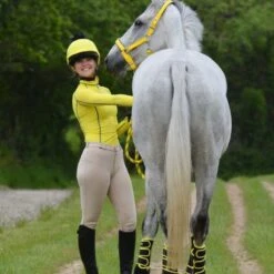 Woof Wear Ladies Performance Riding Shirt (Sunshine Yellow) 9 Woof Wear Ladies Performance Riding Shirt (Sunshine Yellow) -Professional Equestrian Shop 16637e