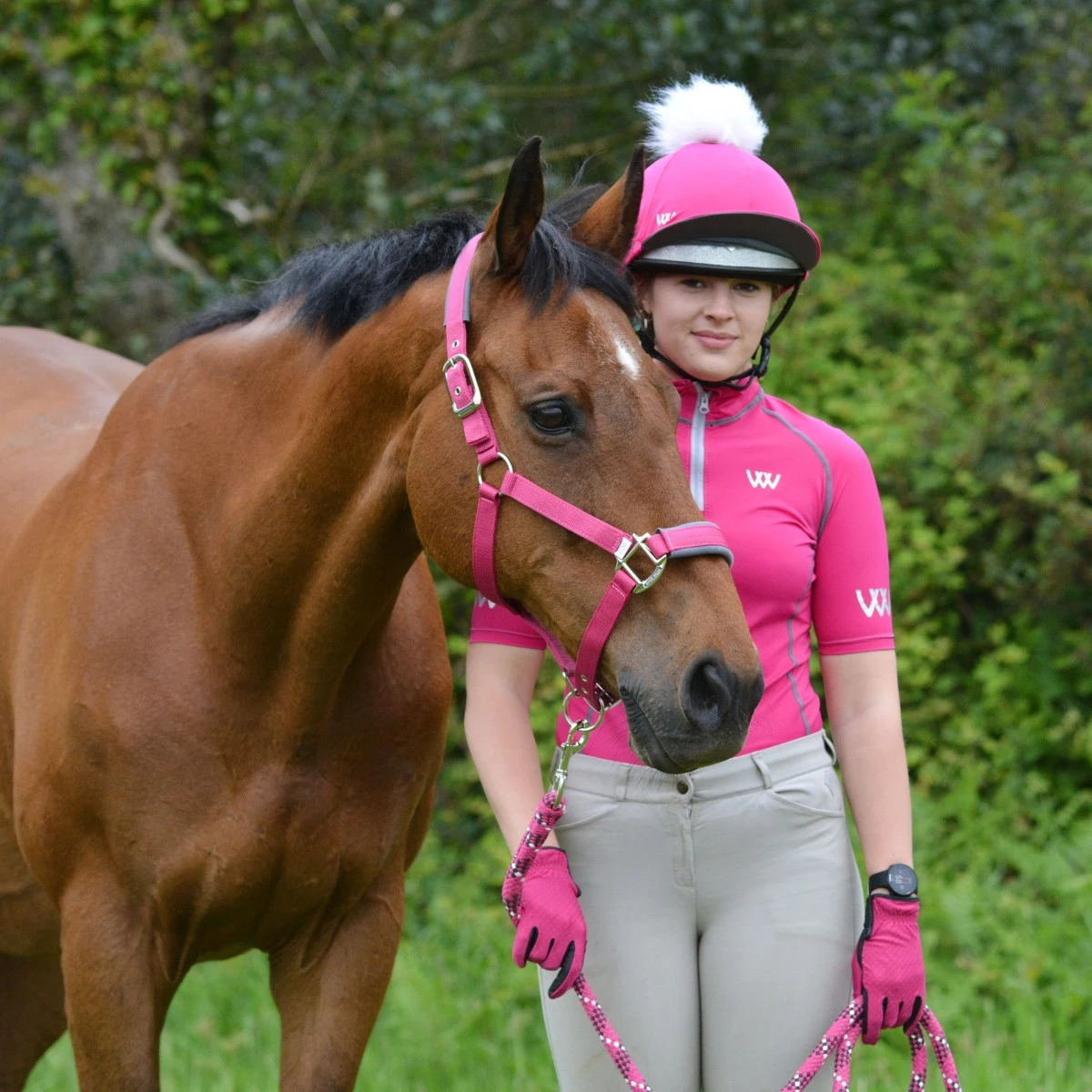 Woof Wear Convertible Hat Cover (Berry) 2 Woof Wear Convertible Hat Cover (Berry) - Image 2