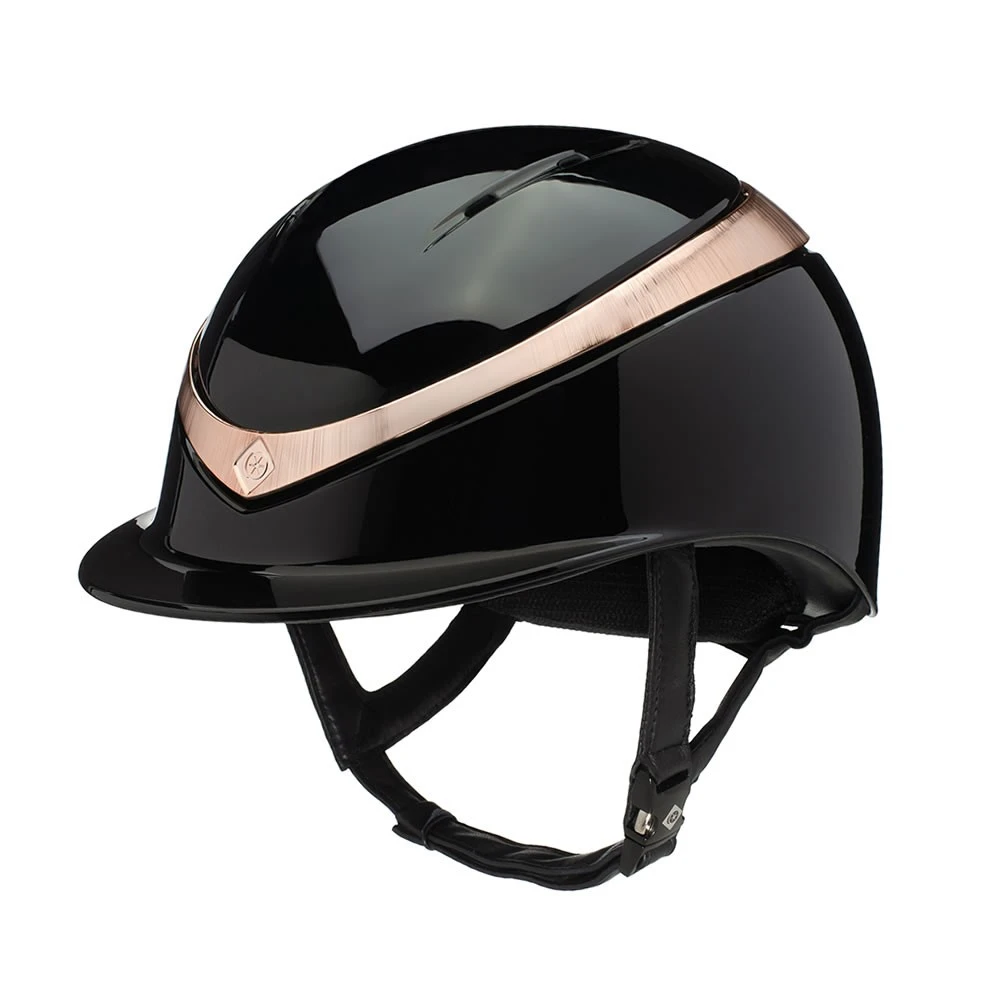 Charles Owen Halo Gloss (Black Gloss/Rosegold) 1 Charles Owen Halo Gloss (Black Gloss/Rosegold)