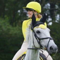 Woof Wear Fly Veil (Sunshine Yellow) -Professional Equestrian Shop 16698c