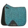 Weatherbeeta Prime Leopard Dressage Saddle Pad (Turquoise Leopard Print)