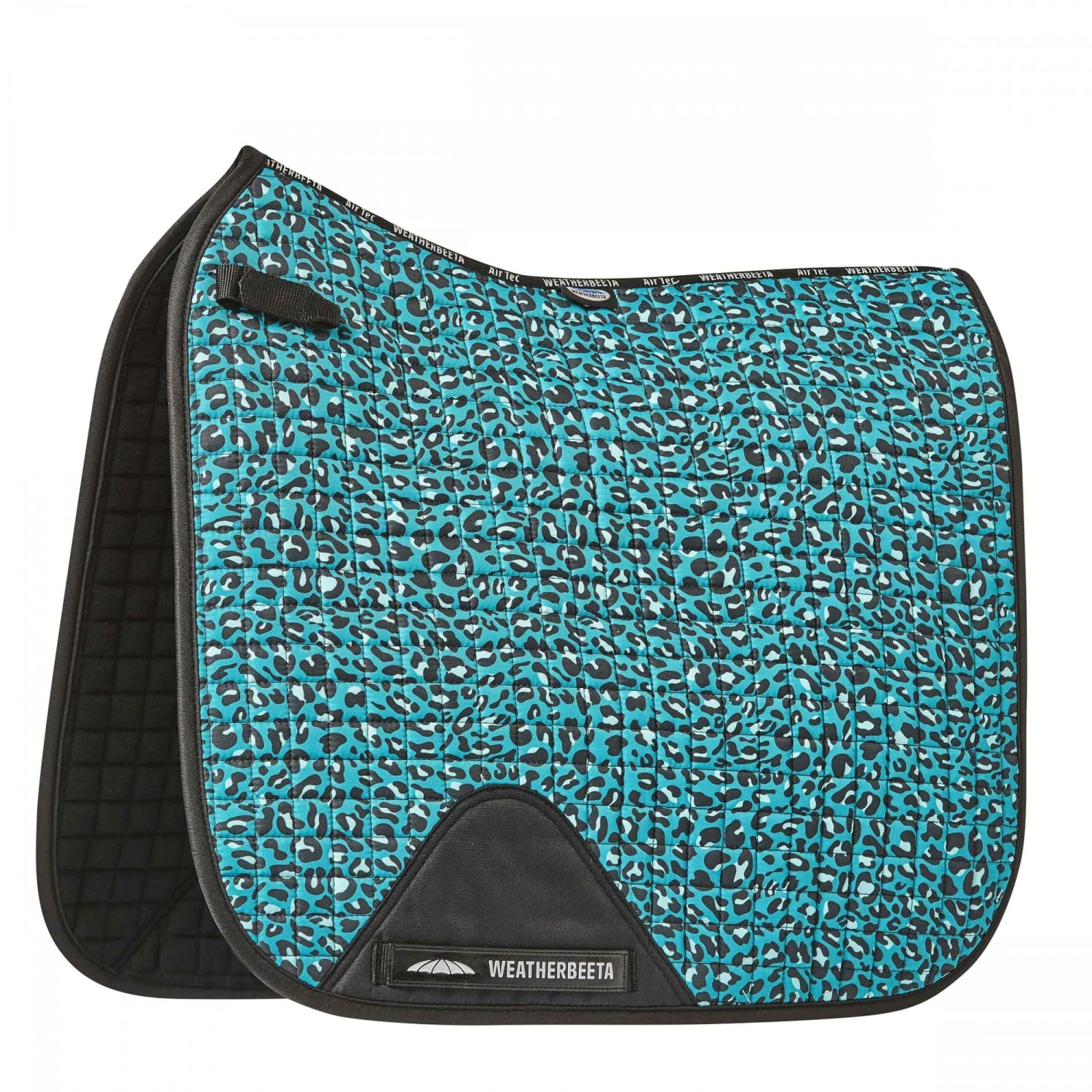 Weatherbeeta Prime Leopard Dressage Saddle Pad (Turquoise Leopard Print) 1 Weatherbeeta Prime Leopard Dressage Saddle Pad (Turquoise Leopard Print)