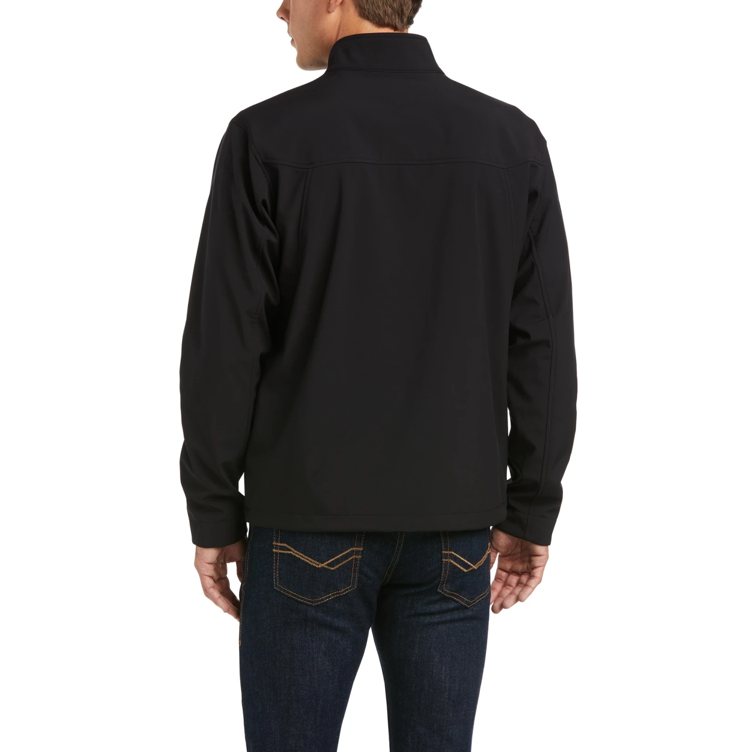 Ariat Men's New Team Softshell Jacket (Black/Black) 2 Ariat Men's New Team Softshell Jacket (Black/Black) - Image 2