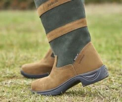 Dublin River Boots III (Dark Brown/Green) -Professional Equestrian Shop 17108c