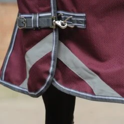 Weatherbeeta ComfiTec Plus Dynamic II Turnout High Neck 0g Light (Hunter/Navy) -Professional Equestrian Shop 17144j