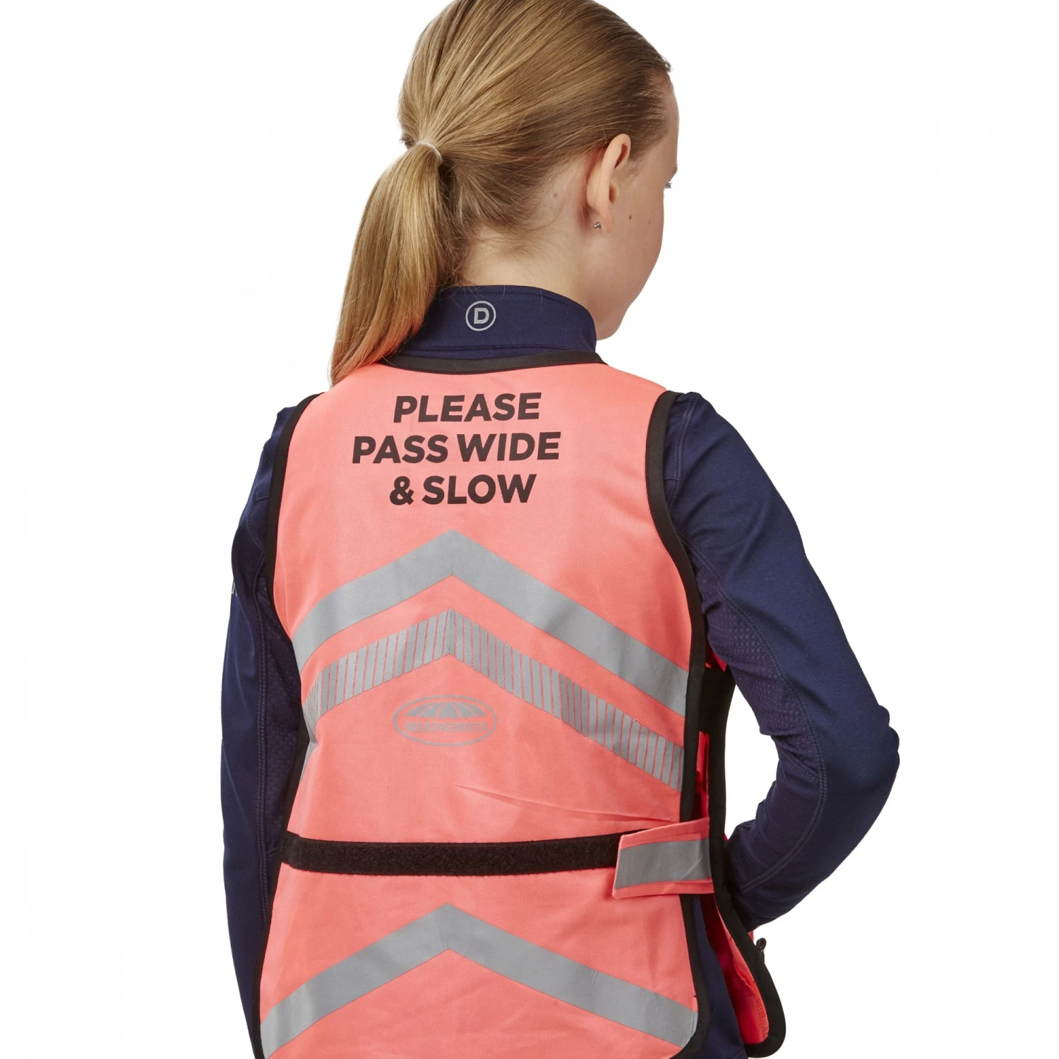 Weatherbeeta Childs Reflective Waistcoat (Pink) 3 Weatherbeeta Childs Reflective Waistcoat (Pink) - Image 3