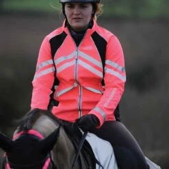 Weatherbeeta Adults Reflective Softshell Fleece Lined Jacket (Pink) 5 Weatherbeeta Adults Reflective Softshell Fleece Lined Jacket (Pink) -Professional Equestrian Shop 17258c